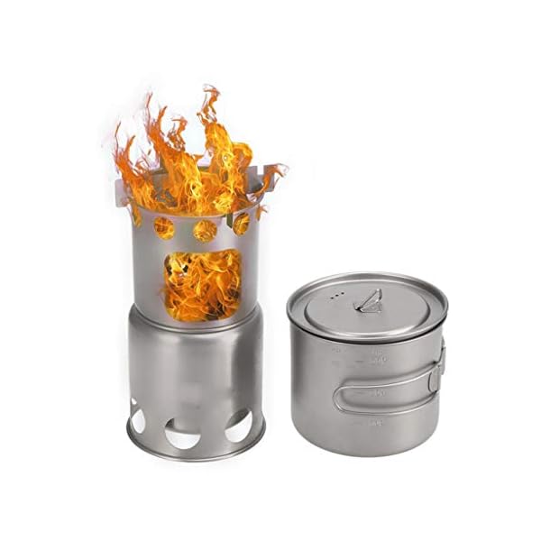 hiking stove and pot set