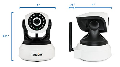 Turcom-TS-620-IP-Camera-Baby-Monitor-Night-Vision-HD-Two-Way-Audio-WiFi-Wireless-Security-Connects-to-Tablets-and-iPhone-or-Android-Phones-Full-Motion-Surveillance-System
