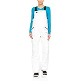 Swiss Alps Womens Water Resistant Breathable Ski Bib Pants with Pocket