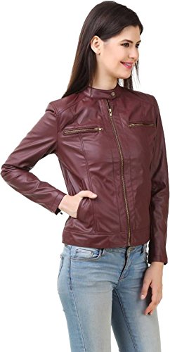veeba ladies jacket maroon