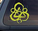GS2056 Coheed and Cambria Logo Car Decal / Sticker - Gold | 5.5-Inches Wide