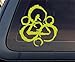 GS2056 Coheed and Cambria Logo Car Decal / Sticker - Gold | 5.5-Inches Wide