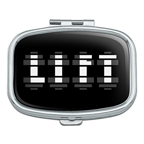 Lift Dumbells Weight Lifting Rectangle Pill Case Trinket Gift Box