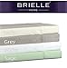 Brielle 400 Thread Count Egyptian Cotton Sateen Fine Sheet Set, Queen, Hemlock Sage