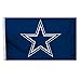 Fremont Die NFL Dallas Cowboys 3' x 5' Flag with Grommets, 3 x 5-Foot, Logo