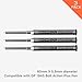 GPCA GP22 Ink Refill Cartridges for Gel Pens, Medium Point Size, 3-Pack, Black