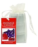 Earthly Body Edible Massage Candle, Massage Oil Threesome, Sampler Pack