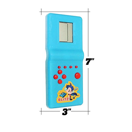 Toy Cubby Retro Classic Electronic Handheld LCD Pocket Toy Tetris Brick Game