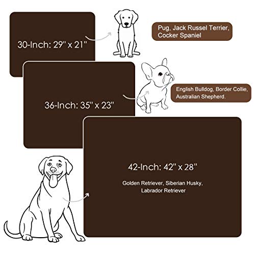 JOEJOY Dog Bed Crate Mat 30''/36''/42'' Anti-Slip Kennel Pad Washable Dog Cozy Mattress for Medium Large Dogs (42-Inch) - Thumbnail 2