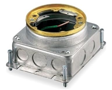 Hubbell Wiring Device Kellems B2529 Floor Box Steel Round 37 3