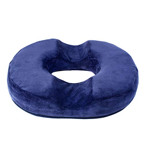 Donut Pillow for Tailbone Pain & Hemorrhoids Cushion for Comfort