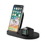 Belkin Boost Up Wireless Charging Dock for iPhone + Apple Watch + USB-A Port (Wireless Charger for iPhone 11, 11 Pro, 11 Pro Max, XS, XS Max, XR, X, 8, 8 Plus, Apple Watch 4, 3, 2, 1)