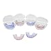 JungleSport Mouth-Guard for Sports MMA, BJJ, Boxing, Football, Basketball, Ice and Field Hockey, Lacrosse Purple, Red & Pink Glitter, Custom Mold Fit Youth and Adult, (with Clear Case)