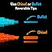 Liquid Chalk Markers Fine Tip (3 mm) set of 10 & 16 Chalkboard Labels