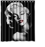 Whitexue Marilyn Monroe Waterproof Custom Waterproof Shower Curtain 60x72 inch Surprised Gift