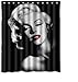 Whitexue Marilyn Monroe Waterproof Custom Waterproof Shower Curtain 60x72 inch Surprised Gift