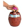 TOMY-Games-T7028-TOMY-Pop-Up-Pirate-Classic-Childrens-Action-Board-Game-Toy-Wood-Choc-Brown TOMY Pop Up Pirate Classic Children's Action Board Game, Family and Preschool Kids Game, Action Game for Children 4, 5…