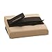 Seville Classics Foldable Tufted Storage Ottoman /w Bin, Oatmeal Beige
