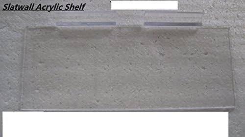 10 New Slatwall Acrylic Shelves Slatwall Panel Shoe Display Fixture 10"x4" New