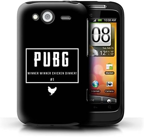 STUFF4 Phone Case / Cover for HTC Wildfire S/G13 / Winner #1 Design / PUBG Video Gaming Collection