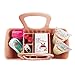iDesign Orbz Bathroom Shower Tote for Shampoo, Cosmetics, Beauty Products - Small, Divided, Coral