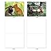 The Best Card Company - 10 Adorable Note Cards Blank (4 x 5.12 Inch) - Wildlife and Animal Cards, Assorted Boxed Kids Set - Animal Smackers M6594OCB
