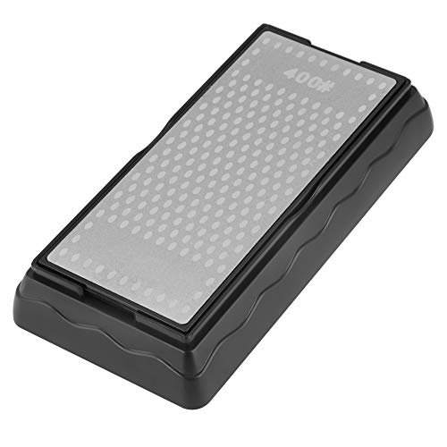 Sharpening Stones - 400/1000 Grit Double Sided Diamond Whetstone Sharpener Grinding Stone with Non-Slip Base for Kitchen Knives Scissors Razors Swords