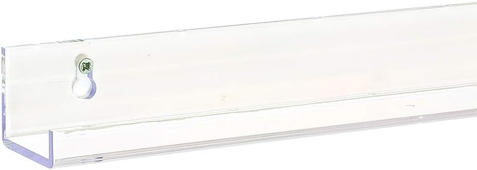 Sooyee Clear LP Vinyl Record Display Shelf Wall Mount,6 Pack Acrylic Album Record Holder,Display Your Daily Listening in Style Office Home: Home Improvement