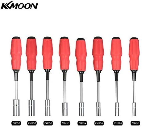 Professional Hollow-Shaft Nut Driver Hex Bit Socket Metric Size 14/13/12/11/10/9/8/7mm Screwdriver (7mm)