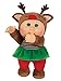 Cabbage Patch Kids 9 Inch Collectible Holiday Helpers Softbody Cuties Doll, Holly Reindeer