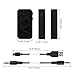 Hapyia Portable Wireless Bluetooth Receiver, Hands-Free Car Kit, Portable Wireless Audio Adapter 3.5 mm Stereo Output