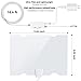 TV Antenna, Indoor HDTV Antenna 1080P 50-80 Miles Range with 2018 Newest Type Switch Console Amplifier Signal Booster, USB Power Supply and 16.4ft Coax Cable, White Appearance (2018 New Version)