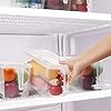 Kurtzy-Kitchen-Fridge-Cupboard-Storage-Containers-with-Handles-and-Lids-4-Pack-305cm12-Inches-Overall-Length-Clear-Plastic-Refrigerator-Tubs-for-Bathroom-Pantry-Drawer-Freezer-and-Home Kurtzy 4 Pack Kitchen Fridge & Cupboard Storage Containers with Handles and Lids - 30.5cm/12 Inches Overall Length…