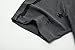KLIEGOU Mens Hipster Hip Hop Round Hemline Hole T Shirt 1805 (Large, Dark Grey)