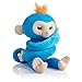 Fingerlings HUGS - Boris (Blue) - Advanced Interactive Plush Baby Monkey Pet - by WowWee