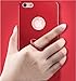 Xeber iPhone 6 Plus 6s Plus Case,Ultra Light Slim Fit Anti Scratch Fingerprint Premium Matt Surface with Ring Brackets Excellent Grip for iPhone 6 Plus 6s Plus Case (iPhone 6 Plus 6s Plus, Red)