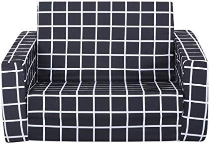 Kids Sofa Bed Portable Flip Out Toddler Flipout Day Chair Couch