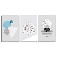 signwin-3 Piece Canvas Wall Art-Modern Nordic Style-Canvas Prints Home Artwork Decoration for Living Room,Bedroom - 16