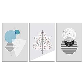 3 Piece Canvas Wall Art-Modern Nordic Style-Canvas Prints Home Artwork Decoration for Living Room,Bedroom - 16"x24" x 3 Panels