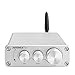 AIYIMA Bluetooth 5.0 Dual Channel HiFi TPA3116 Stereo Digital Audio Amplifier Receiver Class D Integrated Amp 2.0CH For Home Speakers 50Wx 2 With Treble & Bass Control(Silver-BT 5.0)thumb 1
