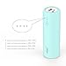 HAME Mini 5000mAh Lipstick-Sized Portable Power Bank For Cell Phone Compact External battery (Green)
