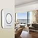 SmartDude Wireless Doorbell SD003 Waterdrop Wireless Plug in System with Light Long Range, 36 Chimes, Loud Ring Doorbell Kit