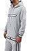 Black Pyramid Men's Pyramid Rubber Logo Hoodie Sweatshirt, Heather Grey, X-Large