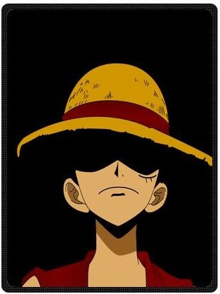Scottshop Bedsure Blanket Throw,Custom One Piece Luffy Soft Cozy and Warm Throw Fleece Blanket 58x80 Inch