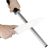 Grinder Diamond Knife Sharpening Steel Rod Sharpener 30cm/12" Oval 600#