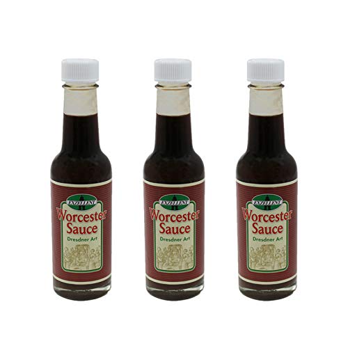 3er Pack Exzellent Worcester Sauce Dresdner Art (3 x 140 ml), Worcestersauce, Würzsoße, Gewürzsoße