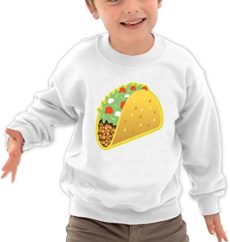 chibaokun Mexican Tacos Fastfood Unisex Children's Hoodie Sweatshirt Long Sleeve Kids Pullover T-Shirt
