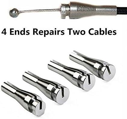 4 ENDS Vehicle Door Replacement Parts - Latch Lock Cable Repair Kit for Ford F-series, E-series, Ranger, Expedition, Excursion, Navigator