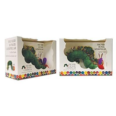 The Very Hungry Caterpillar Board Book and Plush (Book&amp;Toy)          Hardcover                     &ndash; August 30, 2002