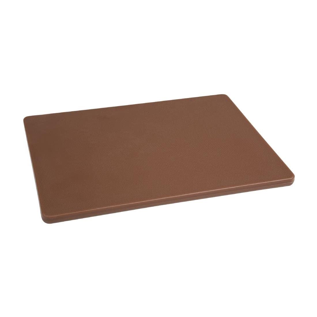 Hygiplas 22999 Chopping Board Small Brown 229x305x12mm Kitchen Cutting Slicing